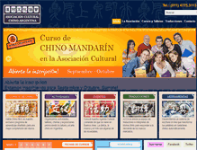 Tablet Screenshot of chinoargentina.org.ar